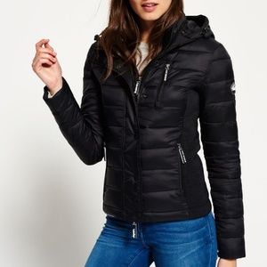 Superdry Hooded Fuji Slim Double Jacket